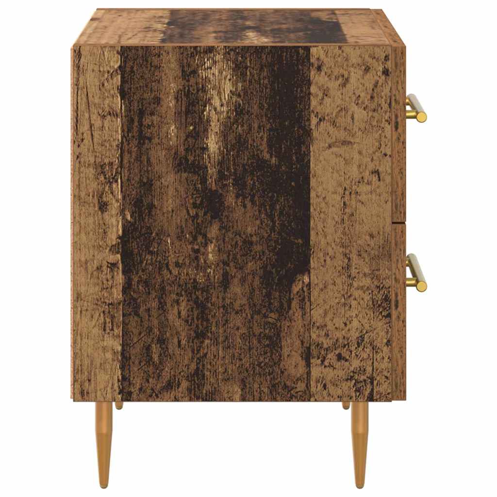 Armadio da Notte 2 pcs Legno vecchio 40 x 35 x 47,5 cm