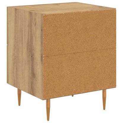 Armadio da Notte 2 pcs Rovere artigianale 40 x 35 x 47,5 cm | homemem39
