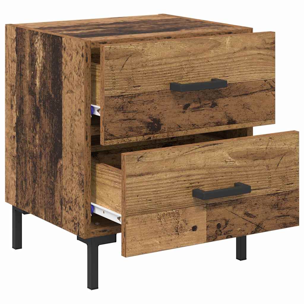 Armadio da Notte con cassetto Legno vecchio 40 x 35 x 47,5 cm | homemem39