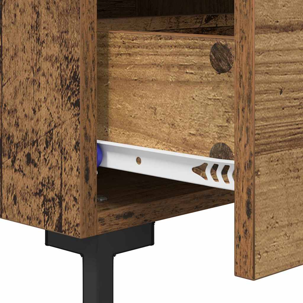 Armadio da Notte 2 pcs Legno vecchio 40 x 35 x 47,5 cm | homemem39
