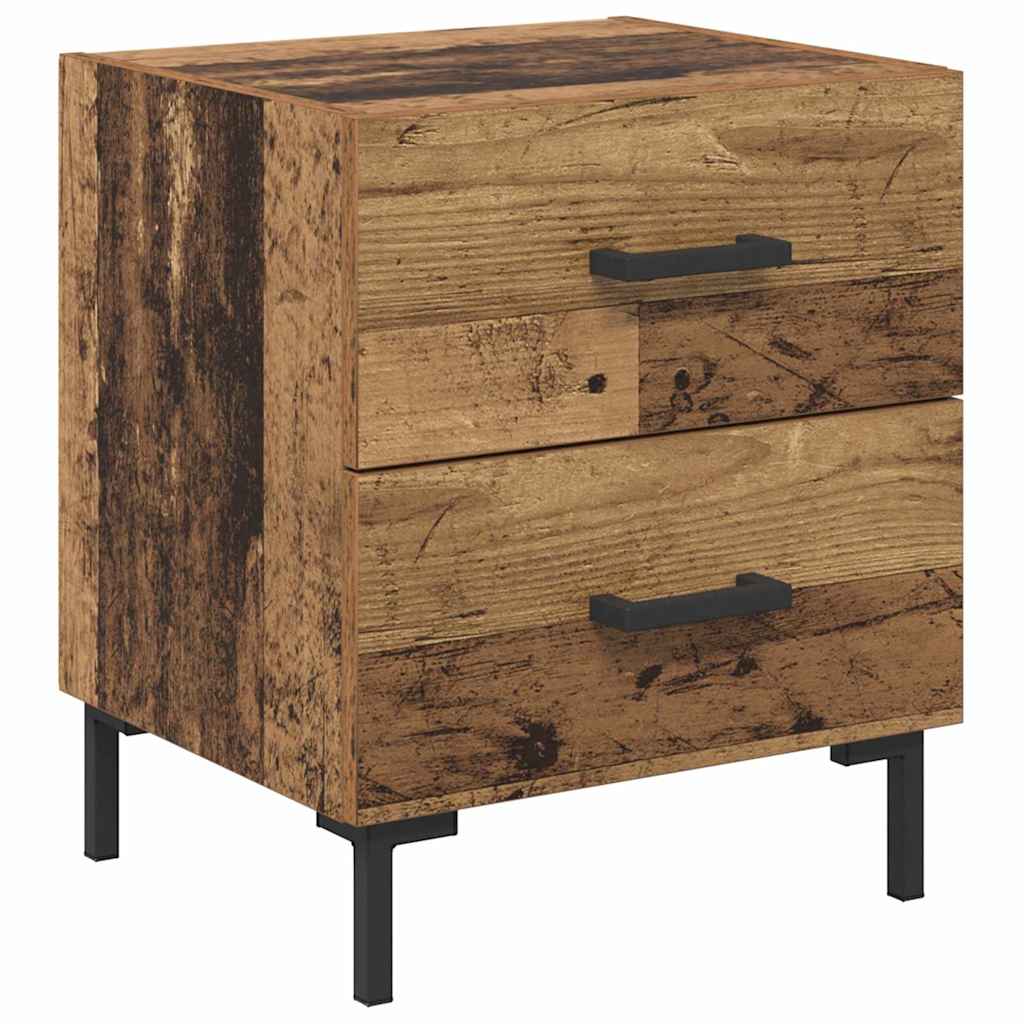 Armadio da Notte 2 pcs Legno vecchio 40 x 35 x 47,5 cm | homemem39