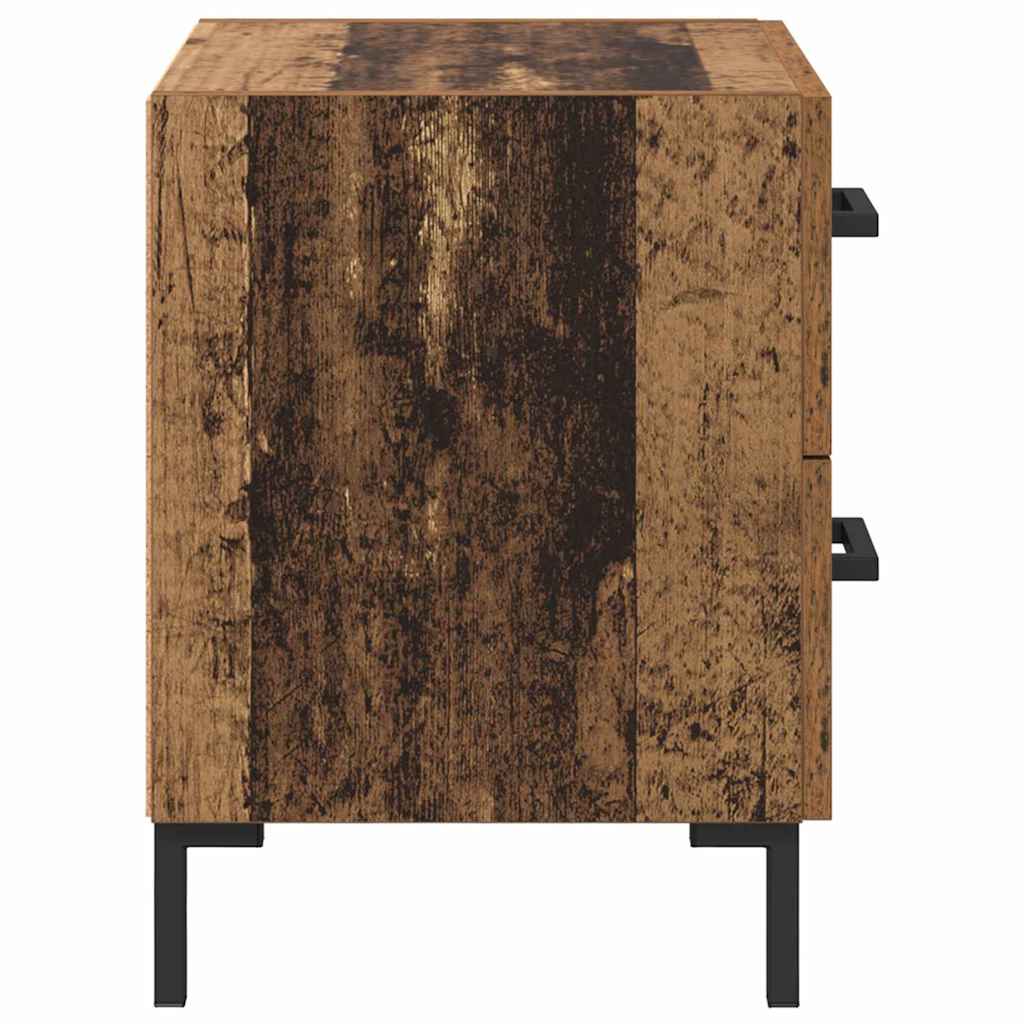 Armadio da Notte 2 pcs Legno vecchio 40 x 35 x 47,5 cm | homemem39