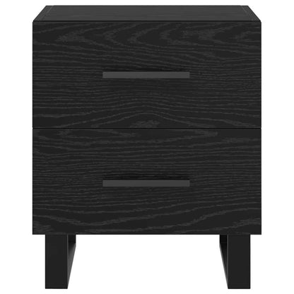 Mobiletti da Notte 2 pcs Rovere nero 40 x 35 x 47,5 cm