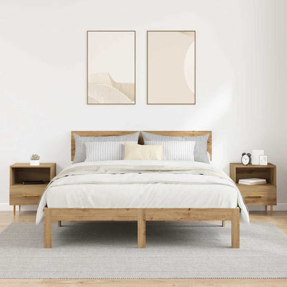 Comodino 2 pcs Marrone 40 x 35 x 47,5 cm Legno multistrato