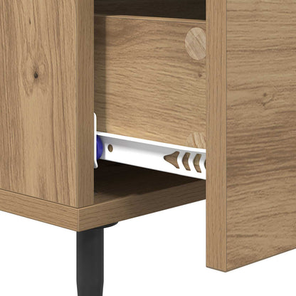 Armadio da Notte Rovere artigianale 40 x 40 x 66 cm | homemem39