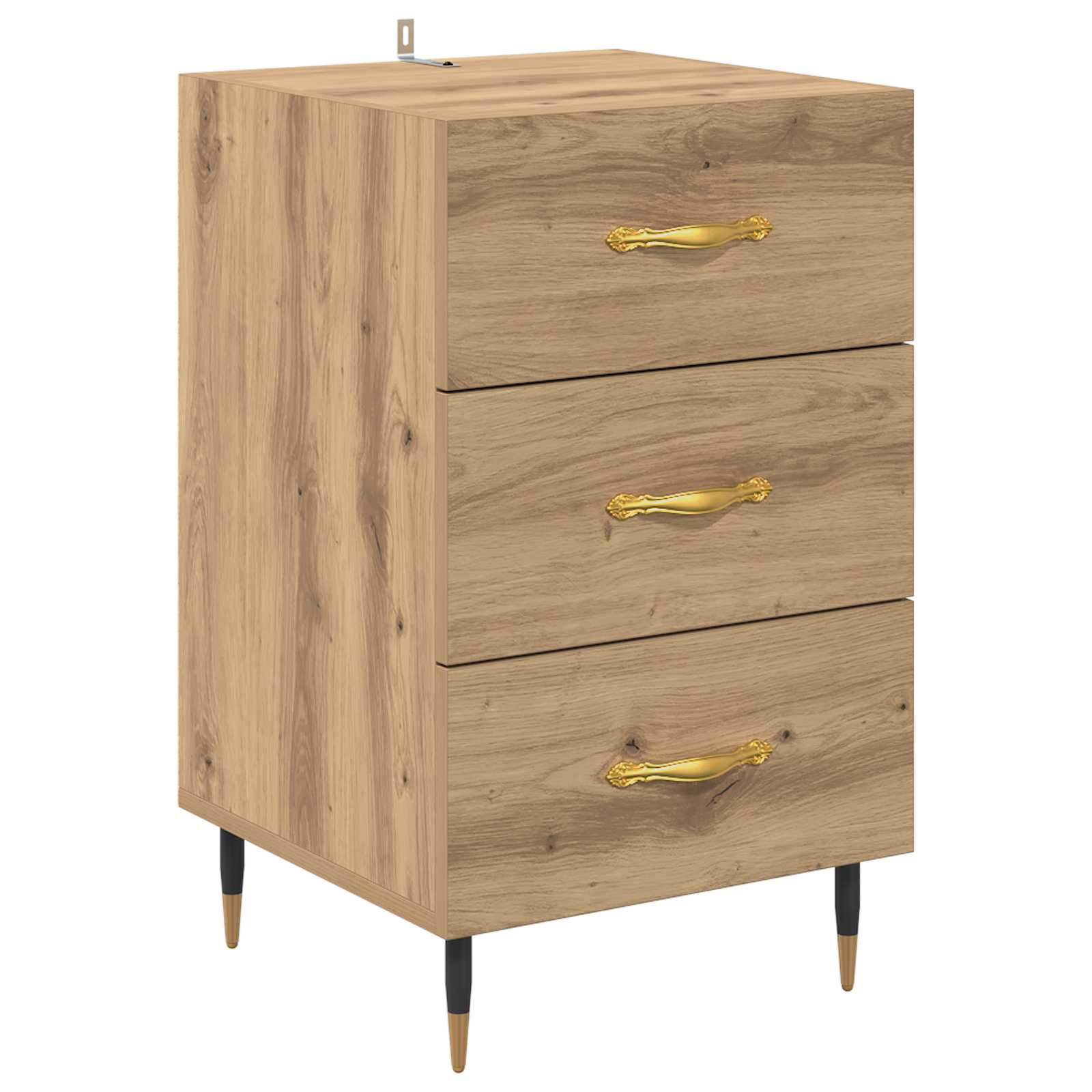 Armadio da Notte Rovere artigianale 40 x 40 x 66 cm | homemem39