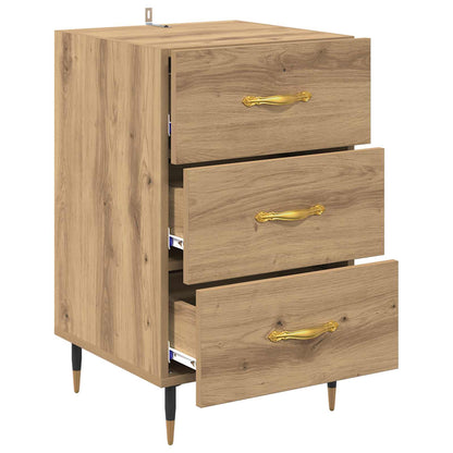 Armadio da Notte Rovere artigianale 40 x 40 x 66 cm | homemem39