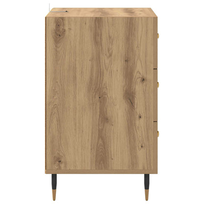 Armadio da Notte Rovere artigianale 40 x 40 x 66 cm | homemem39