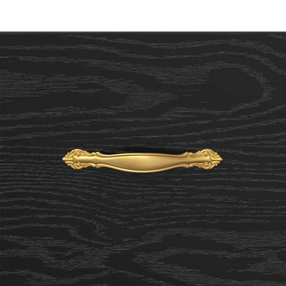 Armadio da Notte Rovere Nero 40 x 40 x 66 cm Legno multistrato | homemem39