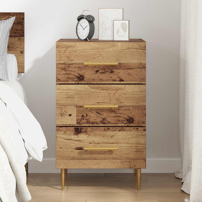 Armadio da Notte con cassetto Legno vecchio 40 x 40 x 66 cm | homemem39