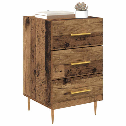 Armadio da Notte con cassetto Legno vecchio 40 x 40 x 66 cm | homemem39