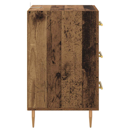 Armadio da Notte con cassetto Legno vecchio 40 x 40 x 66 cm | homemem39