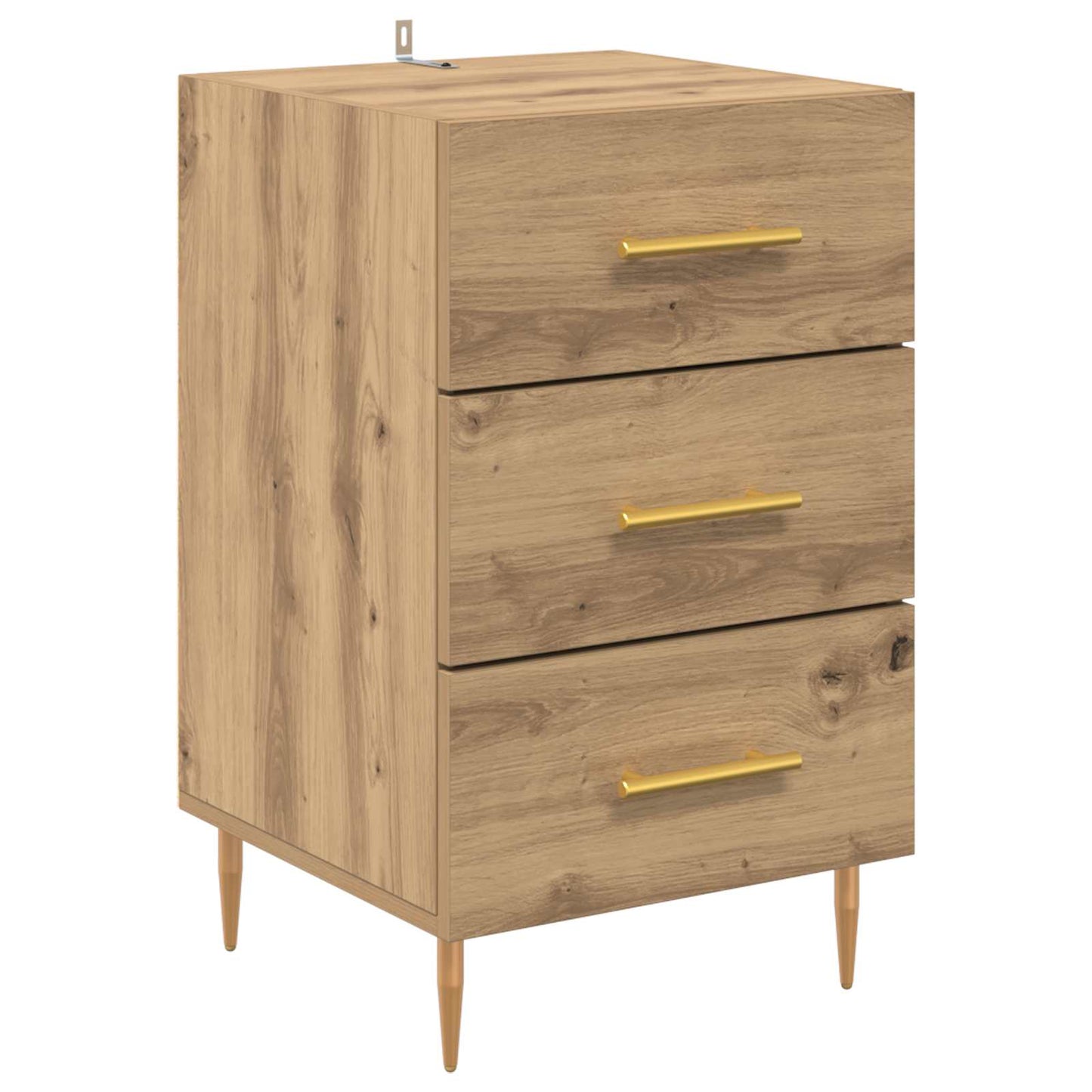 Armadio da Notte Rovere artigianale 40 x 40 x 66 cm | homemem39