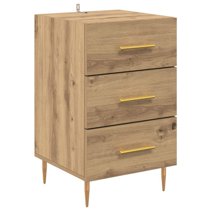 Armadio da Notte Rovere artigianale 40 x 40 x 66 cm | homemem39