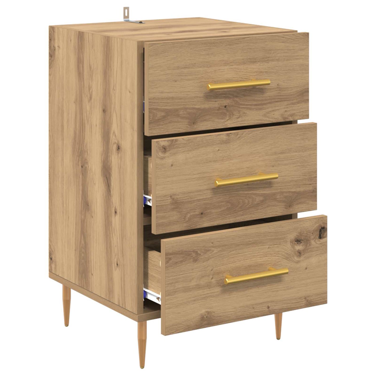 Armadio da Notte Rovere artigianale 40 x 40 x 66 cm | homemem39