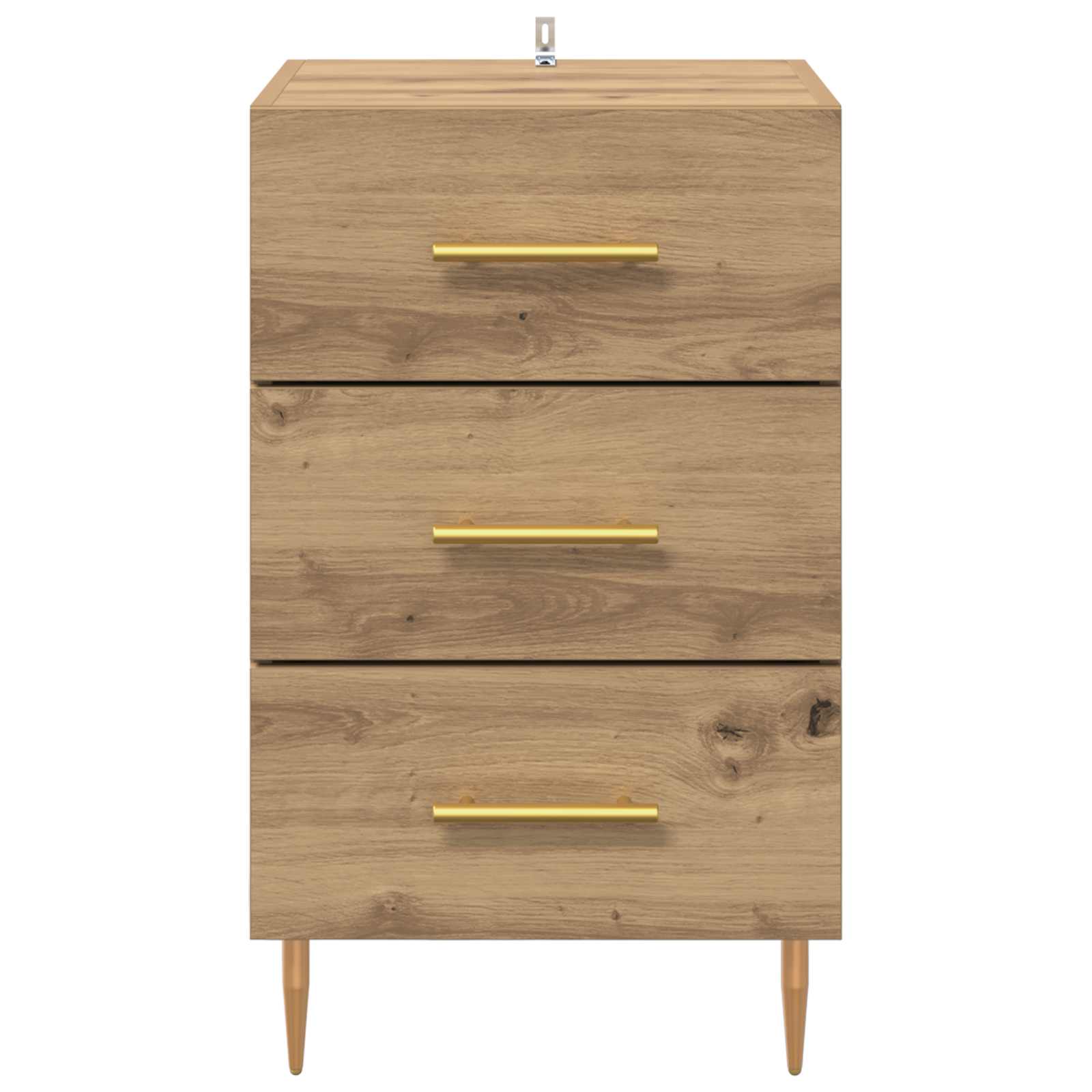 Armadio da Notte Rovere artigianale 40 x 40 x 66 cm | homemem39