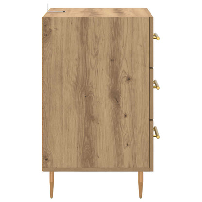 Armadio da Notte Rovere artigianale 40 x 40 x 66 cm | homemem39