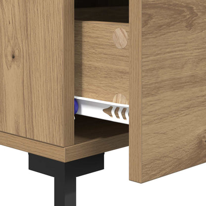Armadio da Notte Rovere artigianale 40 x 40 x 66 cm | homemem39
