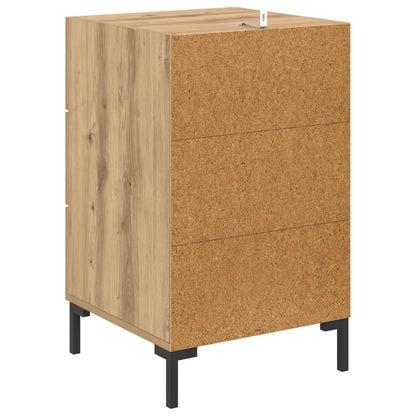 Armadio da Notte Rovere artigianale 40 x 40 x 66 cm | homemem39