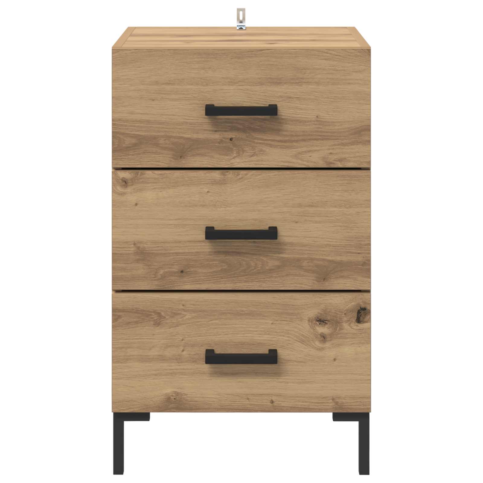 Armadio da Notte Rovere artigianale 40 x 40 x 66 cm | homemem39