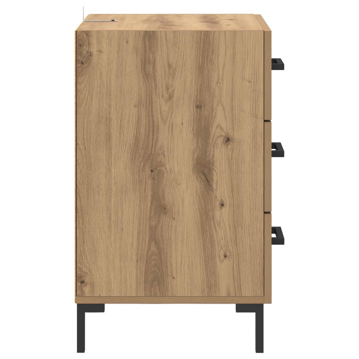Armadio da Notte Rovere artigianale 40 x 40 x 66 cm | homemem39
