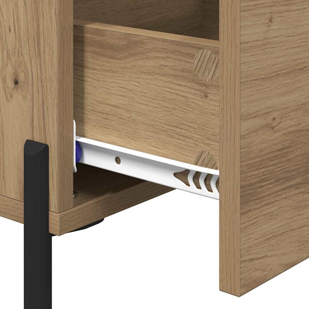 Armadio da Notte rovere artigianale 40 x 40 x 66 cm