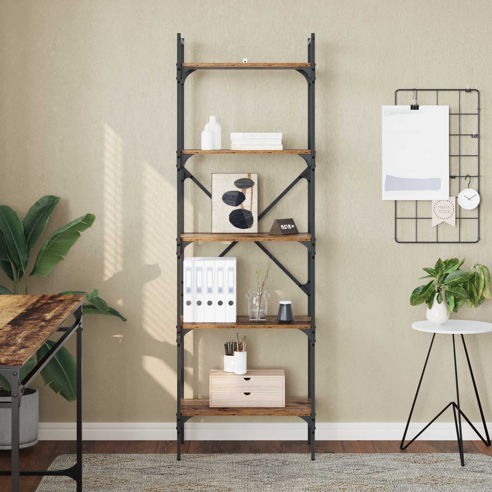 Libreria Legno vecchio 56 x 32 x 174 cm Legno multistrato | homemem39