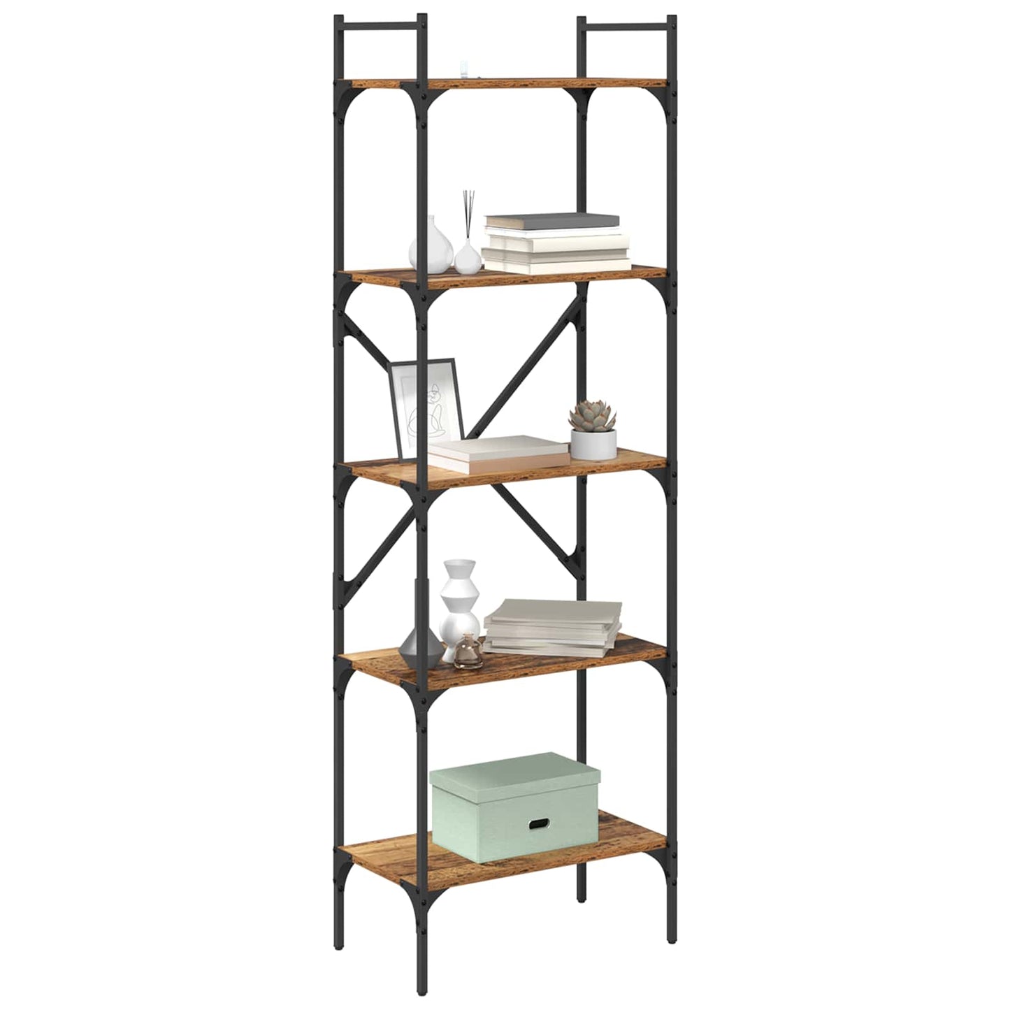 Libreria Legno vecchio 56 x 32 x 174 cm Legno multistrato | homemem39