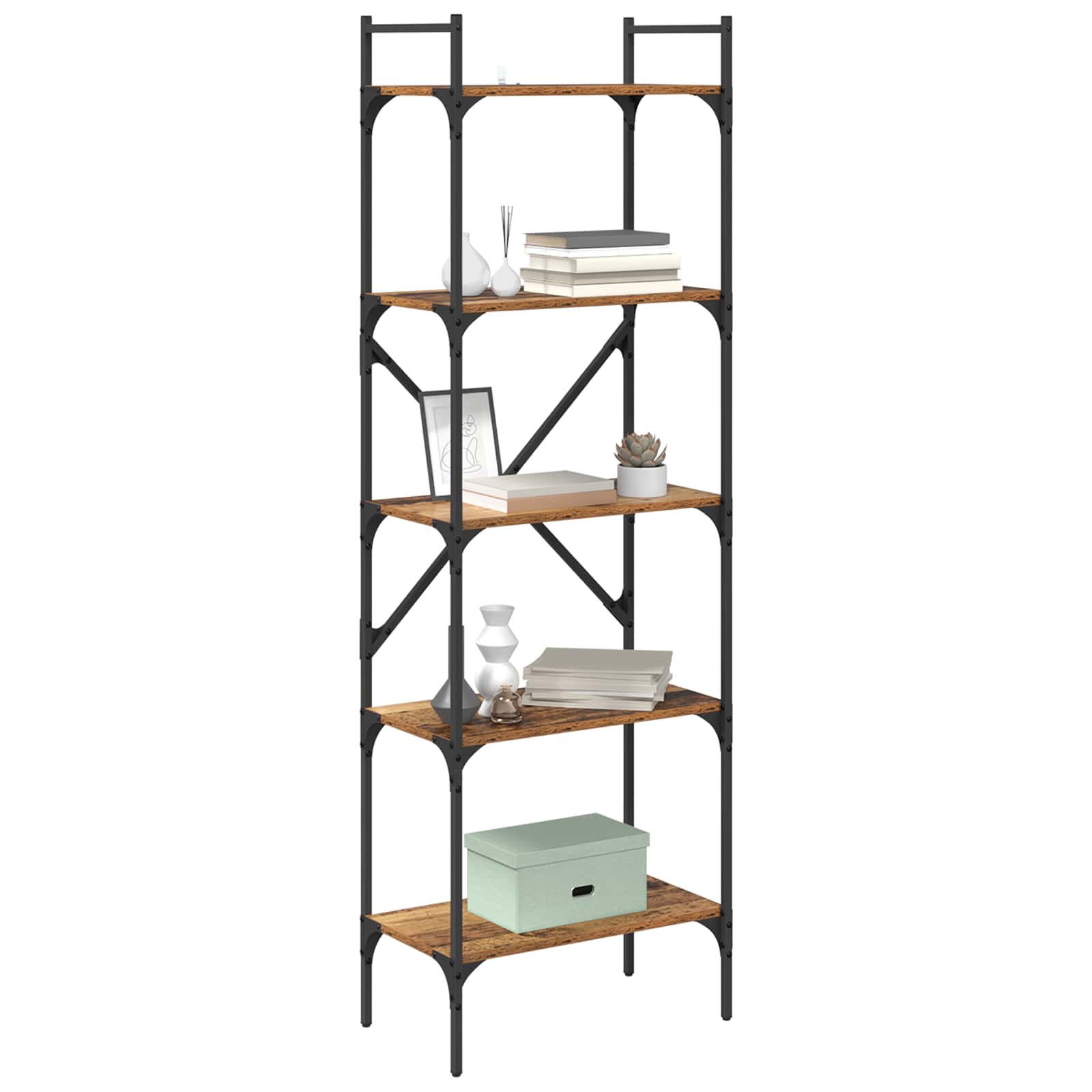 Libreria Legno vecchio 56 x 32 x 174 cm Legno multistrato | homemem39