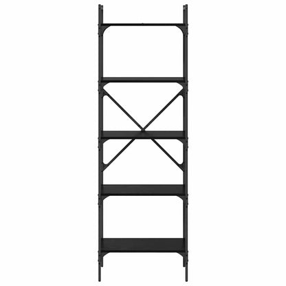 Libreria Rovere Nero 56 x 32 x 174 cm Legno multistrato