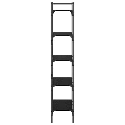 Libreria Rovere Nero 56 x 32 x 174 cm Legno multistrato | homemem39