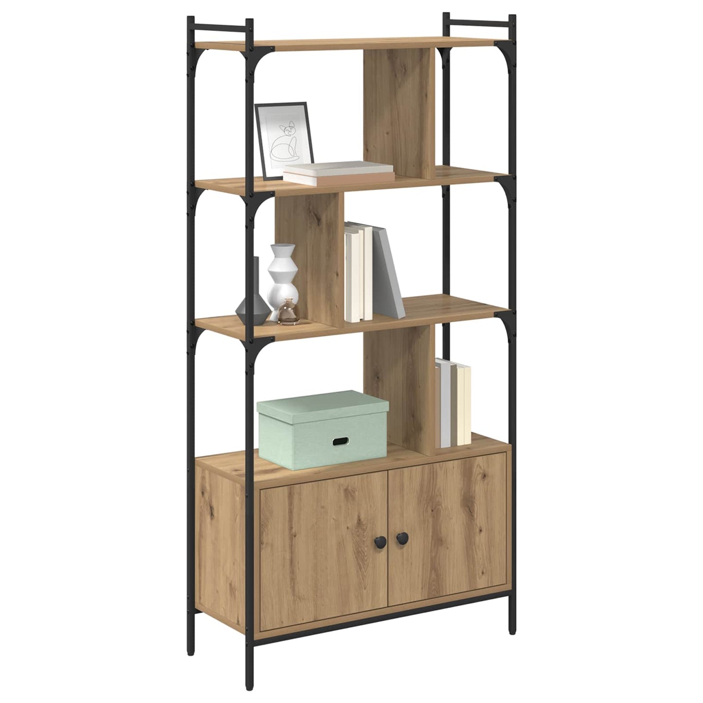 Libreria 6 livelli 76,5 x 30 x 154,5 cm Legno multistrato | homemem39
