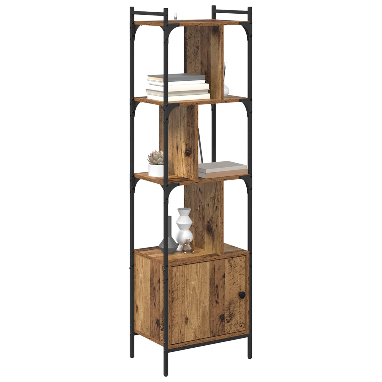Libreria Legno vecchio 44,5 x 30 x 154,5 cm Legno multistrato | homemem39