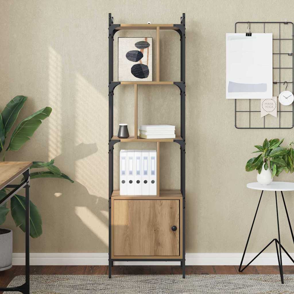 Libreria Rovere artigianale 44,5 x 30 x 154,5 cm