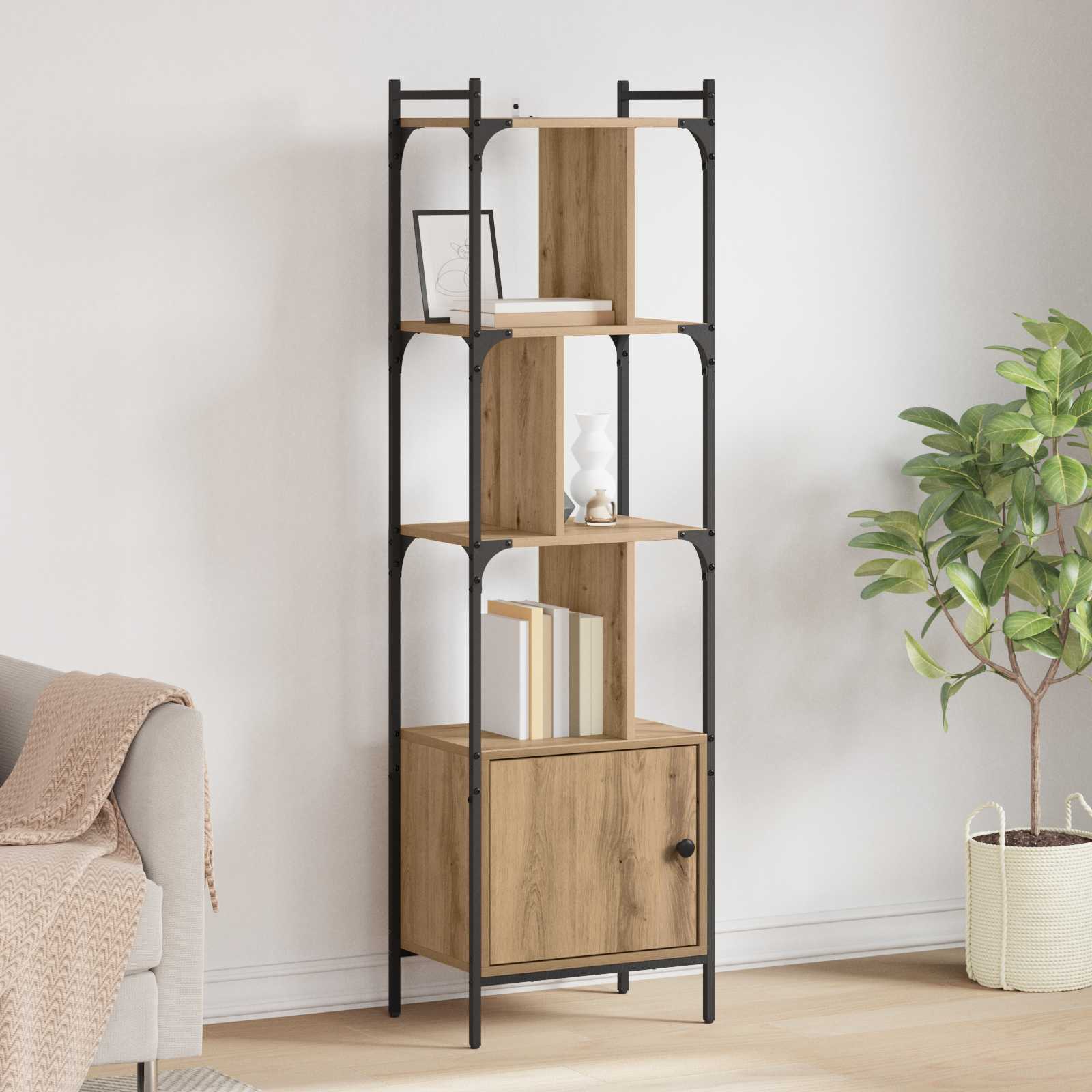 Libreria 6 livelli 44,5 x 30 x 154,5 cm Legno multistrato | homemem39