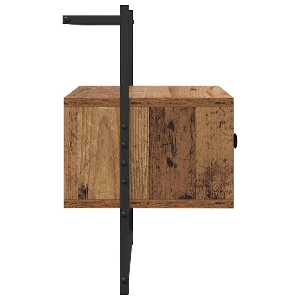 Armadio da Notte 2 pz Legno vecchio 35 x 30 x 51 cm | homemem39