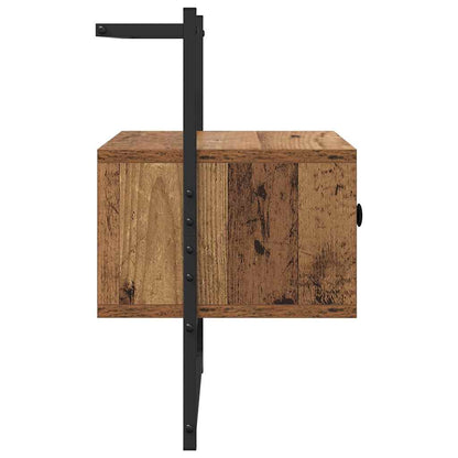 Armadio da Notte 2 pz Legno vecchio 35 x 30 x 51 cm | homemem39