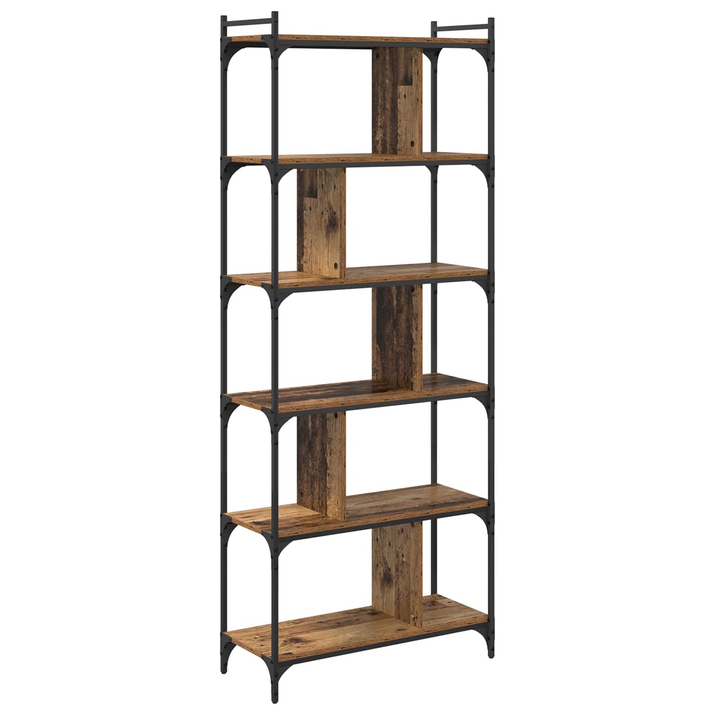 Libreria Legno vecchio 76 x 32 x 192 cm Legno multistrato | homemem39