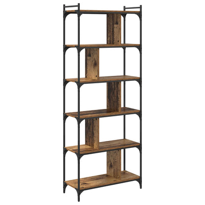 Libreria Legno vecchio 76 x 32 x 192 cm Legno multistrato | homemem39
