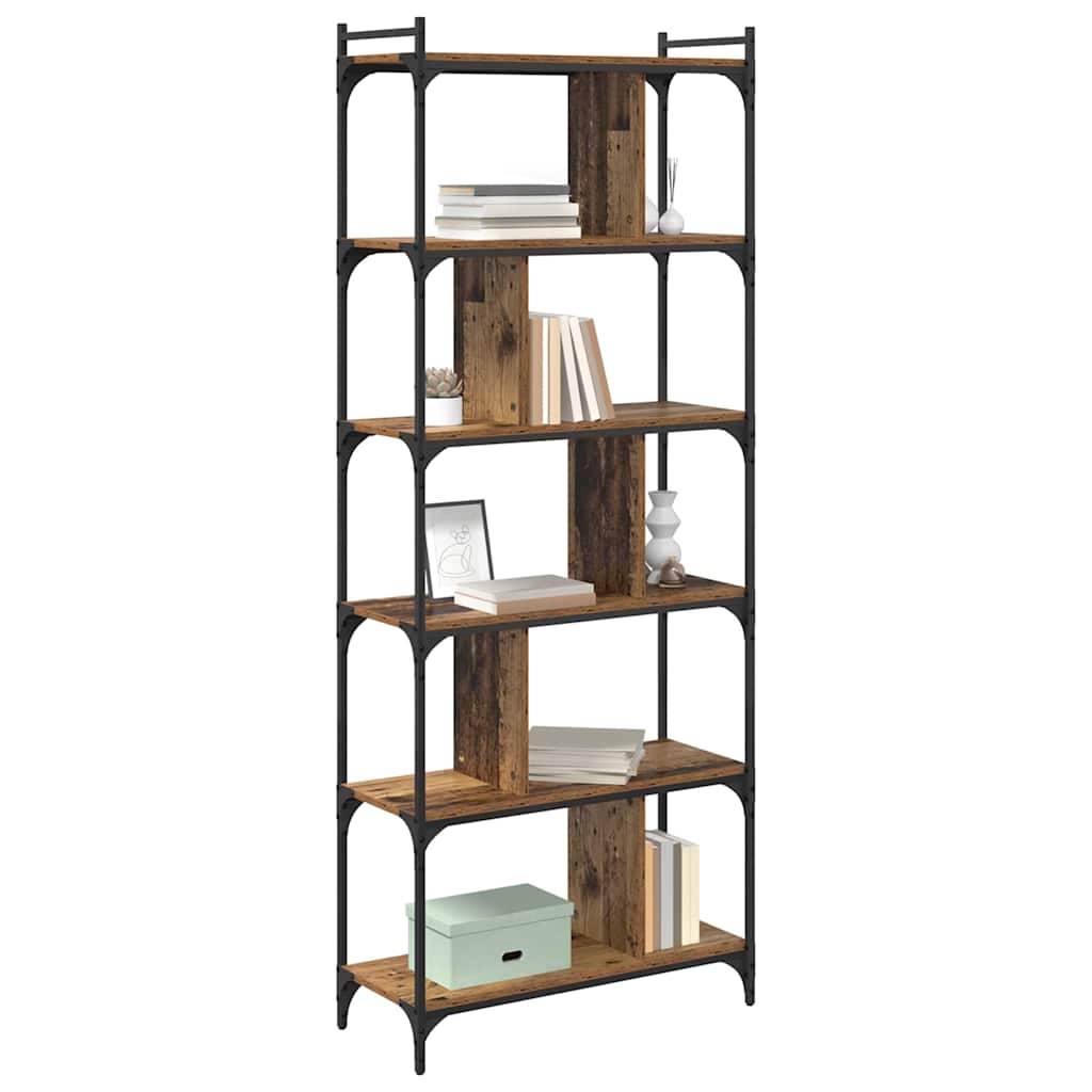 Libreria Legno vecchio 76 x 32 x 192 cm Legno multistrato