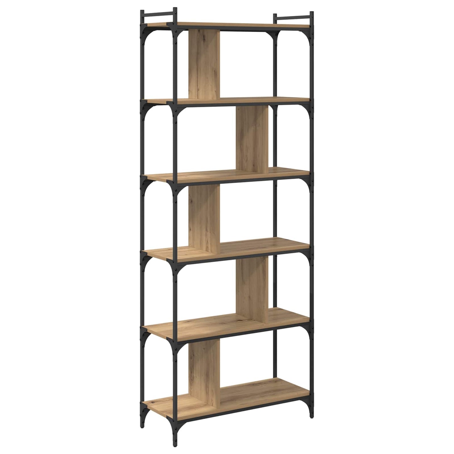 Libreria 5 livelli 76 x 32 x 192 cm Legno multistrato | homemem39
