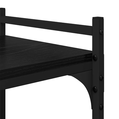 Libreria Rovere nero 76 x 32 x 192 cm Legno multistrato