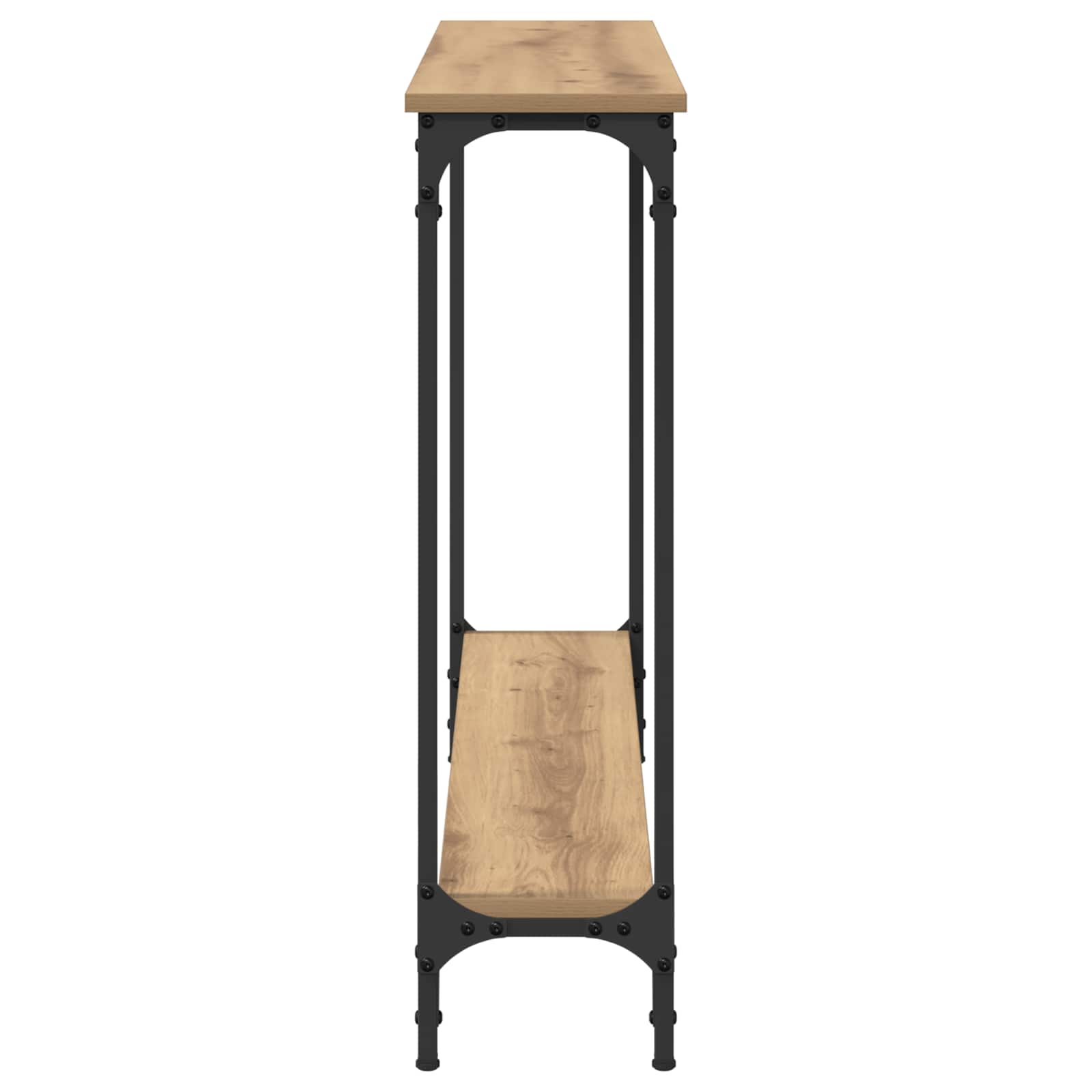 Tavolo consolle Rovere artigianale 100 x 22,5 x 75 cm | homemem39