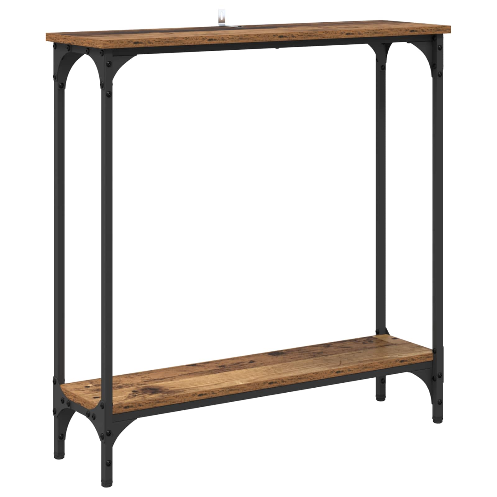 Tavolo consolle con lo scaffale Legno vecchio 75 x 22,5 x 75 cm | homemem39