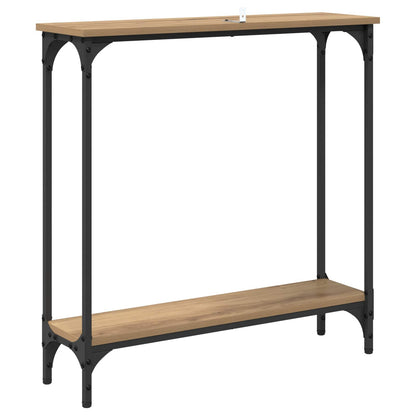 Tavolo consolle Rovere artigianale 75 x 22,5 x 75 cm | homemem39