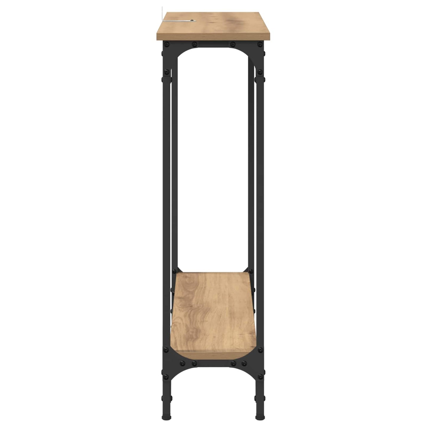 Tavolo consolle Rovere artigianale 75 x 22,5 x 75 cm | homemem39