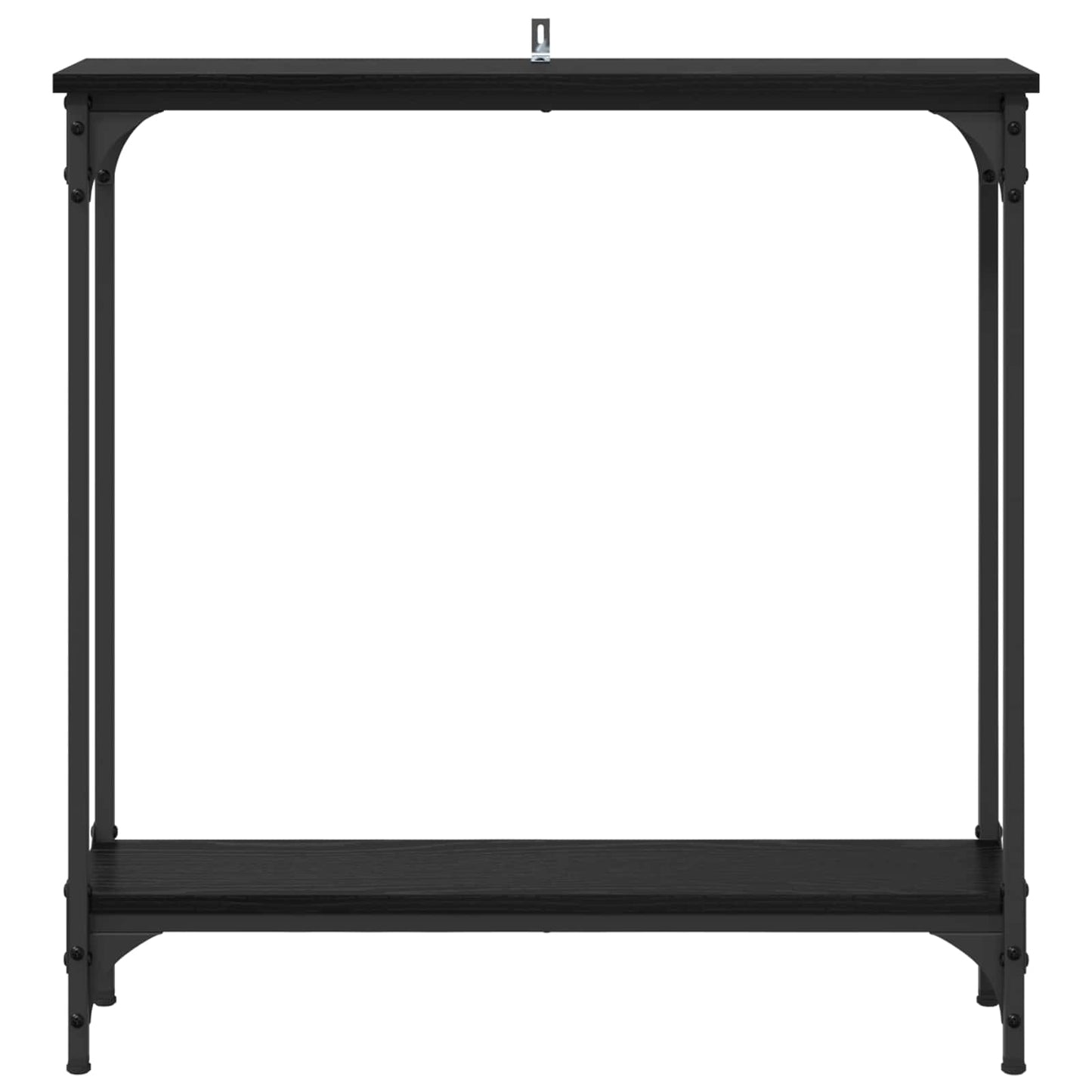 Tavolo consolle Rovere Nero 75 x 22,5 x 75 cm Legno multistrato | homemem39