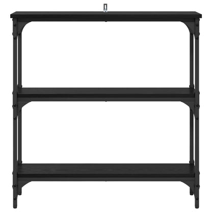 Tavolo consolle Rovere Nero 75 x 22,5 x 75 cm Legno multistrato | homemem39
