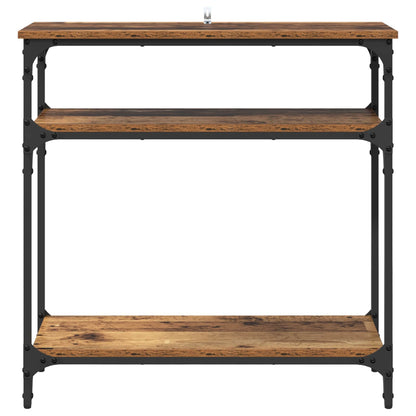 Tavolo consolle Legno vecchio 75 x 29 x 75 cm Legno multistrato | homemem39