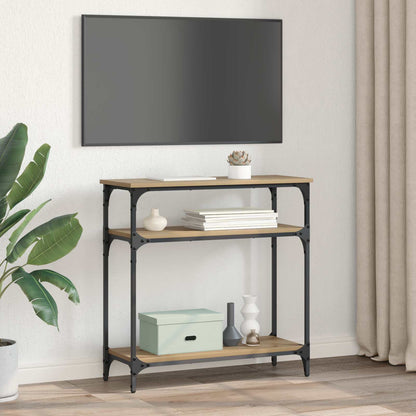 Tavolo consolle Rovere artigianale 75 x 29 x 75 cm | homemem39
